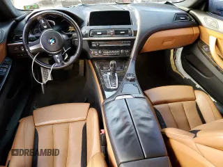 2016 BMW 6 Series 650i xDrive with VIN WBA6D6C59GG387896, listed as a Copart auction lot 50158365 with Not Provided miles and Salvage Title. Bid and sale history available at carsss.com. Image 8.
