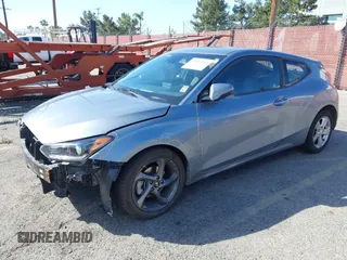 2019 Hyundai Veloster 2.0 with VIN KMHTG6AF8KU019854, listed as a IAAI auction lot 41697113 with 123,851 mi miles. Bid and sale history available at carsss.com. Image 23.