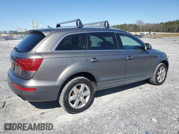 2012 Audi Q7 Premium Plus with VIN WA1LGAFE4CD001094, listed as a Copart auction lot 49516585 with 117,344 mi miles and Clean title. Bid and sale history available at DreamBid. Image 3.