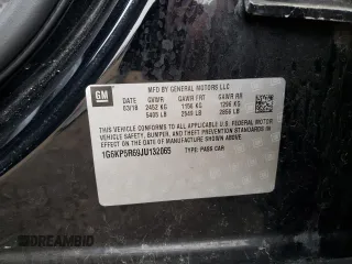 2018 Cadillac CT6 Sport AWD with VIN 1G6KP5R69JU132065, listed as a Copart auction lot 44691275 with 51,264 mi miles and Salvage title. Bid and sale history available at DreamBid. Image 12.