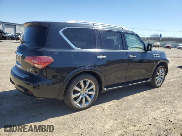 2014 Infiniti QX80 with VIN JN8AZ2NE3E9069203, listed as a Copart auction lot 49429005 with 202,933 mi miles and Clean Title. Bid and sale history available at carsss.com. Image 3.