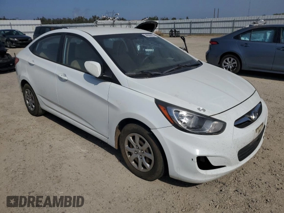 2013 Hyundai Accent GLS with VIN KMHCT4AE6DU536824, listed as a Copart auction lot 54086655 with 134,311 mi miles and Clean Title. Bid and sale history available at carsss.com. Image 4.