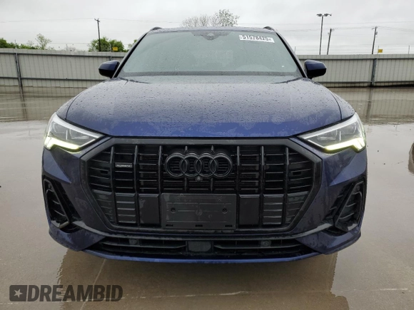 2022 Audi Q3 S line Premium Plus with VIN WA1EECF36N1062783, listed as a Copart auction lot 51578425 with 110,454 mi miles and Clean title. Bid and sale history available at DreamBid. Image 5.