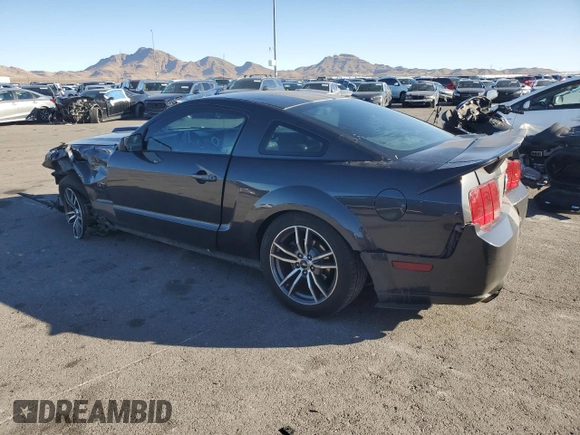 2007 Ford Mustang GT Deluxe with VIN 1ZVFT82H875365202, listed as a Copart auction lot 46798855 with 181,218 mi miles and Salvage Title. Bid and sale history available at carsss.com. Image 2.