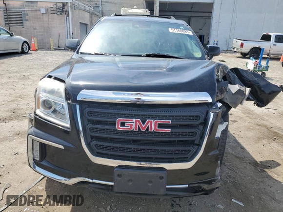 2017 GMC Terrain SLE with VIN 2GKFLTEK4H6213201, listed as a Copart auction lot 51160885 with 77,368 mi miles and Salvage Title. Bid and sale history available at carsss.com. Image 5.