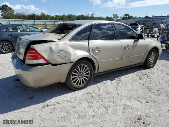 2005 Mercury Montego Premier with VIN 1MEFM42195G624355, listed as a Copart auction lot 78542964 with 0 mi miles and Salvage Title. Bid and sale history available at carsss.com. Image 3.