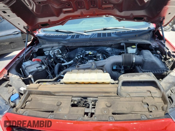 2023 Ford F-150 XL with VIN 1FTEW1EP9PKE23979, listed as a Copart auction lot 57649475 with 35,240 mi miles and Non repairable. Bid and sale history available at DreamBid. Image 11.