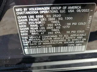 2023 Volkswagen Atlas SE z VIN 1V2JE2CA7PC201035, wystawiony jako Copart lot #46666655 z przebiegiem 28 193 mil mil oraz Szkoda całkowita • Salvage title. Historia ofert i sprzedaży dostępna na DreamBid. Obrazek 13.