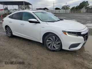 2021 Honda Insight Touring with VIN 19XZE4F96ME009546, listed as a Copart auction lot 48487045 with 60,446 mi miles and Salvage Title. Bid and sale history available at carsss.com. Image 4.