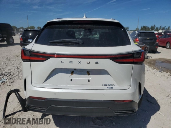 2022 Lexus NX with VIN 2T2GGCEZ7NC013064, listed as a Copart auction lot 47458895 with 8,579 mi miles and Salvage Title. Bid and sale history available at carsss.com. Image 6.