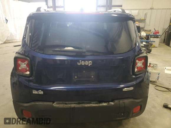 2016 Jeep Renegade Latitude with VIN ZACCJABW6GPC42409, listed as a Copart auction lot 45591525 with 108,576 mi miles and Salvage Title. Bid and sale history available at DreamBid. Image 6.