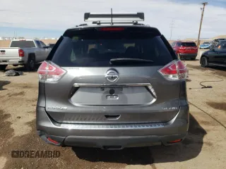 2016 Nissan Rogue SL with VIN 5N1AT2MV2GC751828, listed as a Copart auction lot 49998355 with 125,789 mi miles and Salvage Title. Bid and sale history available at DreamBid. Image 6.