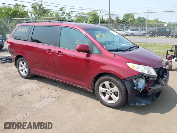 2014 Toyota Sienna LE AAS с VIN 5TDKK3DC6ES417507, выставлен на аукционе IAAI как лот 42419179 с пробегом 156 058 миль миль и . История ставок и продаж доступна на DreamBid. Изображение 1.