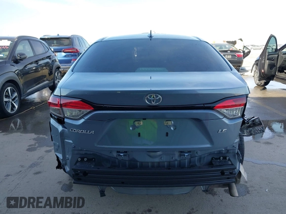 2023 Toyota Corolla LE with VIN 5YFB4MDE3PP076144, listed as a IAAI auction lot 41800449 with 36,450 mi miles. Bid and sale history available at carsss.com. Image 17.