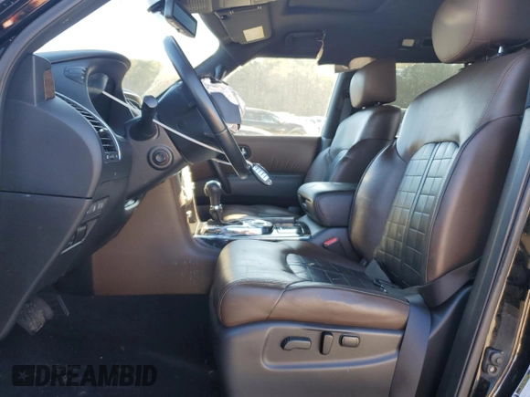 2019 Nissan Armada Platinum with VIN JN8AY2NF1K9351184, listed as a Copart auction lot 49127185 with 120,076 mi miles and Salvage Title. Bid and sale history available at carsss.com. Image 7.