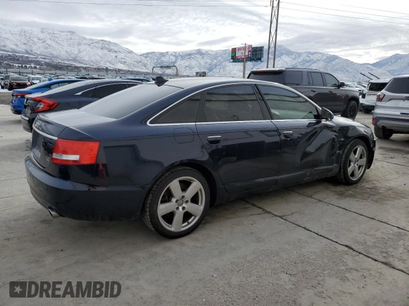 2008 Audi A6 with VIN WAUDV74F68N157537, listed as a Copart auction lot 45483575 with 126,194 mi miles and Salvage Title. Bid and sale history available at carsss.com. Image 3.