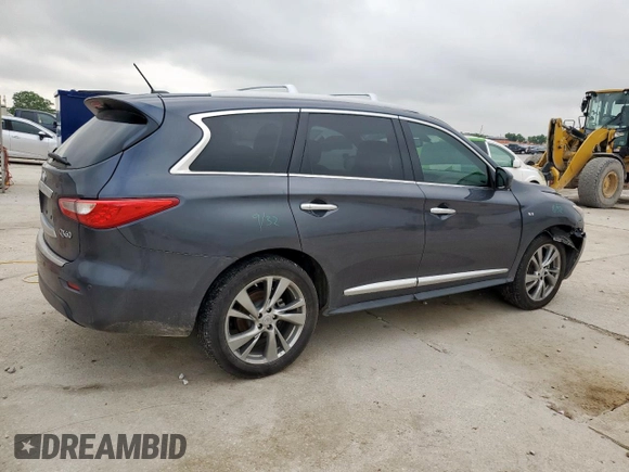 2014 Infiniti QX60 with VIN 5N1AL0MN4EC540308, listed as a Copart auction lot 54435045 with 140,454 mi miles and Salvage Title. Bid and sale history available at carsss.com. Image 3.