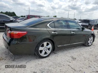 2010 Lexus LS 460 with VIN JTHBL5EF1A5097531, listed as a Copart auction lot 54431565 with 149,100 mi miles and Salvage Title. Bid and sale history available at DreamBid. Image 3.