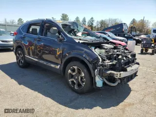 2018 Honda CR-V Touring with VIN 2HKRW2H95JH685749, listed as a Copart auction lot 53828605 with 0 mi miles and Salvage Title. Bid and sale history available at carsss.com. Image 4.