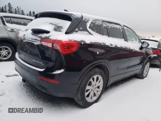 2019 Buick Envision Essence with VIN LRBFX1SA7KD025571, listed as a Copart auction lot 48222975 with 56,328 mi miles and Salvage Title. Bid and sale history available at DreamBid. Image 3.