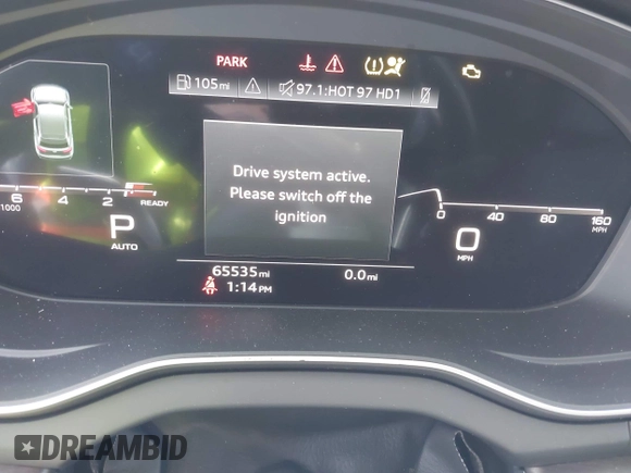 2021 Audi Q5 Premium Plus with VIN WA1BAAFY1M2082544, listed as a IAAI auction lot 41930447 with 65,535 mi miles and . Bid and sale history available at DreamBid. Image 7.