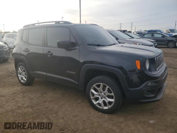 2018 Jeep Renegade Altitude with VIN ZACCJBBB9JPH12345, listed as a Copart auction lot 56932475 with 58,579 mi miles and Clean title. Bid and sale history available at DreamBid. Image 4.