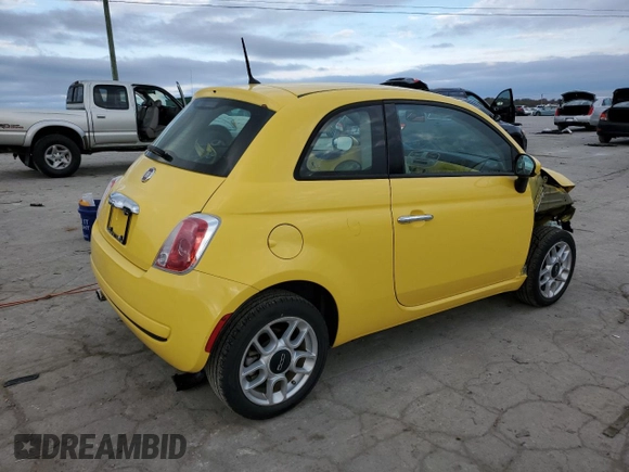 2013 FIAT 500 Pop with VIN 3C3CFFAR9DT743409, listed as a Copart auction lot 82027754 with 18,517 mi miles and Clean Title. Bid and sale history available at carsss.com. Image 3.