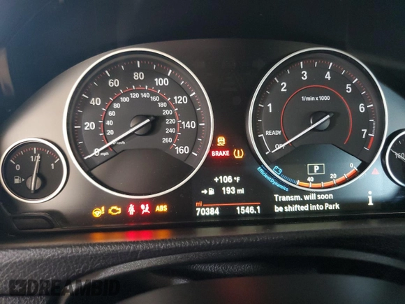 2017 BMW 4 Series 440i with VIN WBA4P1C52HK522572, listed as a Copart auction lot 66206474 with 70,384 mi miles and Salvage Title. Bid and sale history available at carsss.com. Image 9.