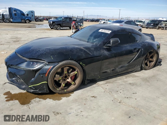 2020 Toyota Supra 3.0 с VIN WZ1DB4C01LW027810, выставлен на аукционе Copart как лот 45732275 с пробегом 26 734 миль миль и Списание • Salvage title. История ставок и продаж доступна на DreamBid. Изображение 1.