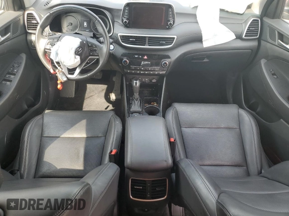 2020 Hyundai Tucson Ultimate with VIN KM8J3CAL1LU145370, listed as a Copart auction lot 62810955 with 60,850 mi miles and Salvage title. Bid and sale history available at DreamBid. Image 8.