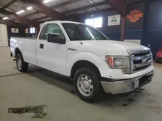 2014 Ford F-150 XL with VIN 1FTNF1CF4EKE27994, listed as a Copart auction lot 52260405 with 282,140 mi miles and Clean Title. Bid and sale history available at carsss.com. Image 4.