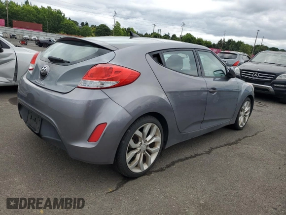 2012 Hyundai Veloster w/Gray Int with VIN KMHTC6AD9CU049604, listed as a Copart auction lot 59443995 with 170,313 mi miles and Clean title. Bid and sale history available at DreamBid. Image 3.
