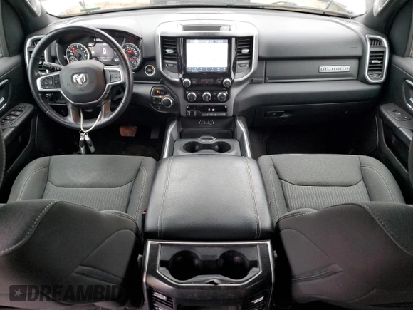 2022 Ram 1500 Lone Star with VIN 1C6SRFFT8NN361352, listed as a Copart auction lot 43051805 with 46,734 mi miles and Salvage title. Bid and sale history available at DreamBid. Image 8.