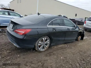 2019 Mercedes-Benz CLA with VIN WDDSJ4EB7KN773857, listed as a Copart auction lot 42516245 with 53,124 mi miles and Salvage Title. Bid and sale history available at carsss.com. Image 3.