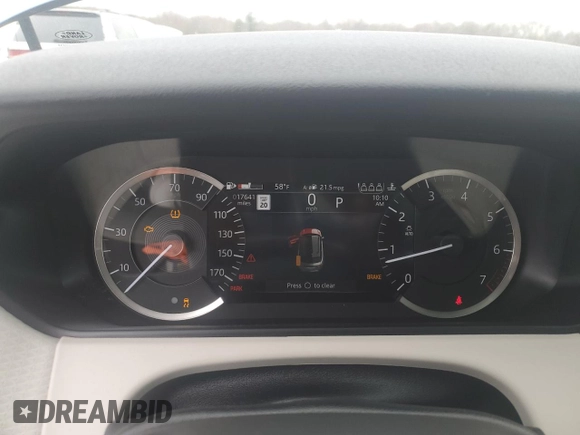 2021 Land Rover Range Rover Velar S с VIN SALYJ2EX9MA309881, выставлен на аукционе Copart как лот 54143225 с пробегом 17 641 миль миль и Списание • Salvage title. История ставок и продаж доступна на DreamBid. Изображение 9.