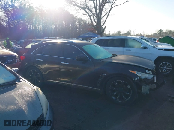 2010 Infiniti FX with VIN JN8AS1MW9AM853823, listed as a IAAI auction lot 41082325 with 137,096 mi miles. Bid and sale history available at carsss.com. Image 13.