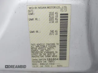 2015 Nissan Altima SL with VIN 1N4AL3AP2FN386804, listed as a IAAI auction lot 41665114 with 148,385 mi miles and . Bid and sale history available at DreamBid. Image 9.