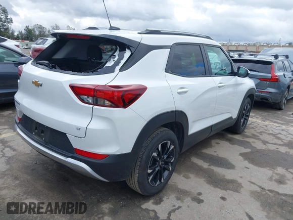 2023 Chevrolet TrailBlazer LT with VIN KL79MPS2XPB189884, listed as a IAAI auction lot 41778506 with 2,366 mi miles and . Bid and sale history available at DreamBid. Image 4.