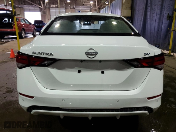 2024 Nissan Sentra SV with VIN 3N1AB8CV4RY271007, listed as a Copart auction lot 52684735 with 22,058 mi miles and Non Repairable. Bid and sale history available at carsss.com. Image 6.