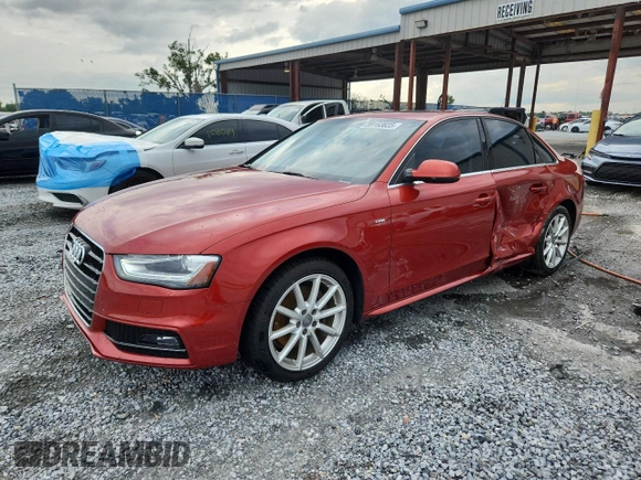 2014 Audi A4 Premium Plus z VIN WAUEFAFL6EN034494, wystawiony jako Copart lot #59153835 z przebiegiem 85 982 mil mil oraz Szkoda całkowita • Salvage title. Historia ofert i sprzedaży dostępna na DreamBid. Obrazek 1.