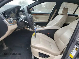2013 BMW 5 Series 550i xDrive with VIN WBAFU9C52DDY70256, listed as a Copart auction lot 53100075 with 176,876 mi miles and Salvage Title. Bid and sale history available at carsss.com. Image 7.