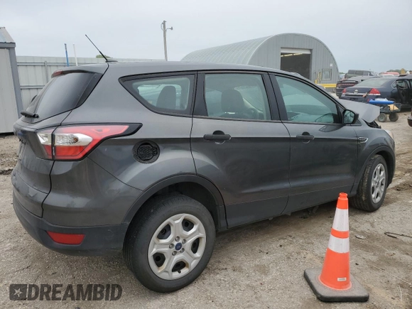 2017 Ford Escape S with VIN 1FMCU0F7XHUC34314, listed as a Copart auction lot 55633695 with Not provided miles and Salvage title. Bid and sale history available at DreamBid. Image 3.
