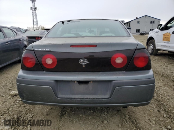 2004 Chevrolet Impala with VIN 2G1WF52E749393630, listed as a Copart auction lot 52532755 with 162,043 mi miles and Salvage Title. Bid and sale history available at carsss.com. Image 6.
