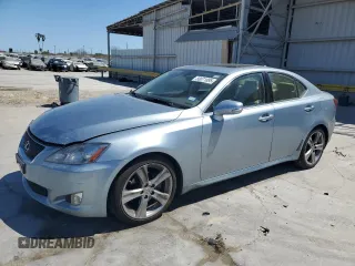 2010 Lexus IS 250 with VIN JTHBF5C27A5122861, listed as a Copart auction lot 50071895 with 157,254 mi miles and Salvage Title. Bid and sale history available at carsss.com. Image 1.