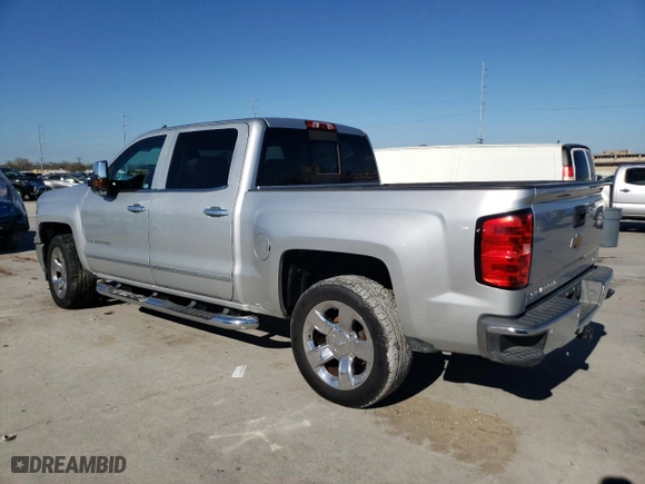 2015 Chevrolet Silverado 1500 LTZ with VIN 3GCUCSEC9FG274082, listed as a Copart auction lot 46825585 with 137,433 mi miles and Salvage Title. Bid and sale history available at carsss.com. Image 2.