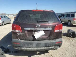2012 Kia Sorento LX with VIN 5XYKT3A15CG288024, listed as a Copart auction lot 48458575 with 110,643 mi miles and Salvage Title. Bid and sale history available at carsss.com. Image 6.