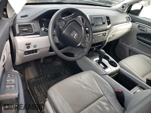 2016 Honda Pilot LX with VIN 5FNYF6H12GB065235, listed as a Copart auction lot 44206065 with 0 mi miles and Clean Title. Bid and sale history available at carsss.com. Image 8.