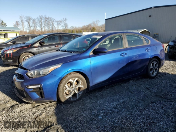 2019 Kia Forte LXS with VIN 3KPF24AD6KE105763, listed as a Copart auction lot 48753355 with 64,014 mi miles and Salvage Title. Bid and sale history available at carsss.com. Image 1.