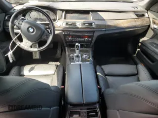 2013 BMW 7 Series 740i with VIN WBAYA6C58DC994974, listed as a Copart auction lot 55534645 with 106,975 mi miles and Salvage title. Bid and sale history available at DreamBid. Image 8.