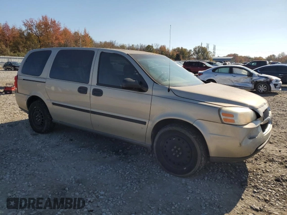 2007 Chevrolet Uplander LS Fleet with VIN 1GNDV23177D123176, listed as a Copart auction lot 82914374 with 141,974 mi miles and Salvage Title. Bid and sale history available at carsss.com. Image 4.